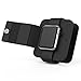 MoKo Apple Watch Charging Case, Soft Silicone Charger Holder Stand Dock/Protective Storage Travel Carrying Case for Apple Watch Series 3/2/1 All Models [38mm &42 mm], Black