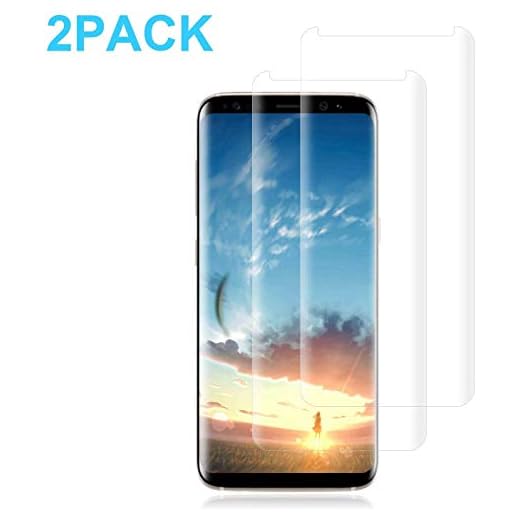 [2 Pack] Galaxy S9 Screen Protector 9H Hardness/Anti-Scratch/Anti-fingerprint/3D Curved/High Definition/Ultra Clear Tempered Glass Screen Protector Compatible Samsung Galaxy S9.