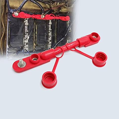 parts PTT Multi- Overmolded (Red Positive) Group 31 8" 1/0 2 Battery Cable for Truck Marin Boat Yachet RV Caravan Battery Motor Trailer Bus Cover