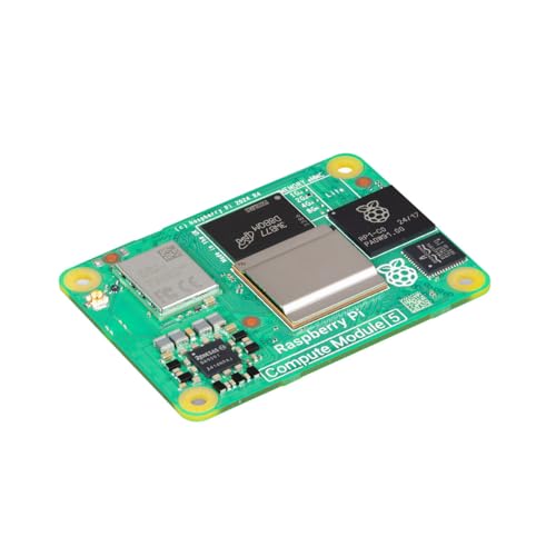 Raspberry Pi Compute Module 5 Wireless 16GB RAM 16GB eMMC Quad-Core Arm Cortex-A76 Dual 4Kp60 HDMI Wi-Fi and Bluetooth - CM5116016