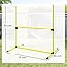 PawHut Agility Set Hunde 4-teiliges höhenverstellbar Agility-Ausrüstung Sprungstangen-Set Steckhürdenset mit 4 Hürden Tragetasche Koordinationstraining Sprungstangen-Set für Spiele Training