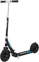 Razor A5 Air Kick Scooter for Kids 8+ & Teens - Extra-Long Deck, 8" Pneumatic Tires, Foldable, Anti-Rattle Bars, 220 lbs Max