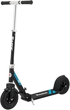 سكوتر Razor A5 Air Kick للأطفال الأعمار 8 + Extra-Long Deck، 8 "عجلات مطاطية هوائية ، مقابض قابلة للطي ومضادة للحشر ، للركاب حتى 220 رطلاً
