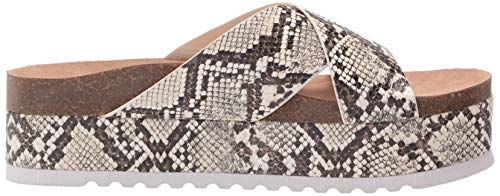 Dirty Laundry By Chinese Laundry Women's Platform Slide Sandal, Cream Snake, 7 #TOP5