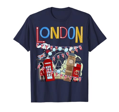 London Souvenirs Idee für Kinder & britische Erinnerungsstücke London T-Shirt
