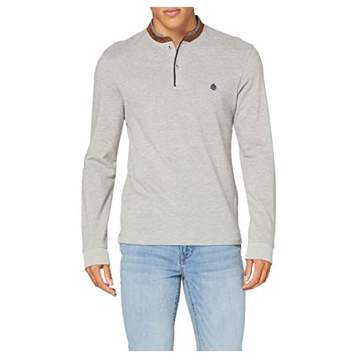 Springfield 3Ds Mao M/L Suede Melange-C/43 Camiseta, Gris (Dark_Grey 43), M (Tamaño del Fabricante: M) para Hombre