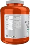 NOW Sports Nutrition, Whey Protein Isolate, 25 g With BCAAs, Unflavored Powder, 2268g