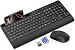SABLUTE Tastatur Maus Set Kabellos, Handballenauflage und Telefonhalter