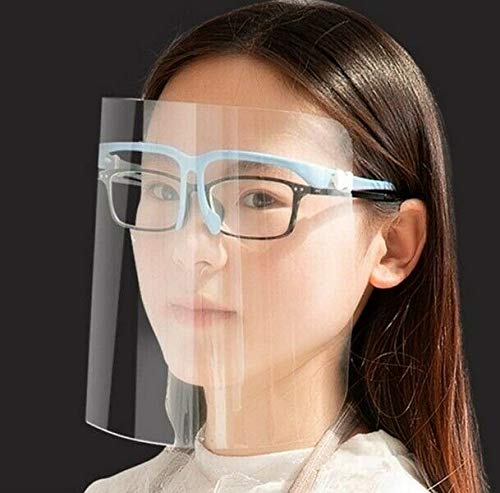 Visiera Protettiva Trasparente Schermi Facciali Maschera Protezione Viso  Occhi Face Shield Mascherina Scudo Facciale Plastica Apet Uomo Donna  Bambino Cucina Occhiali Anti-oil Estetista Parrucchiere : Amazon.it: Fai da  te