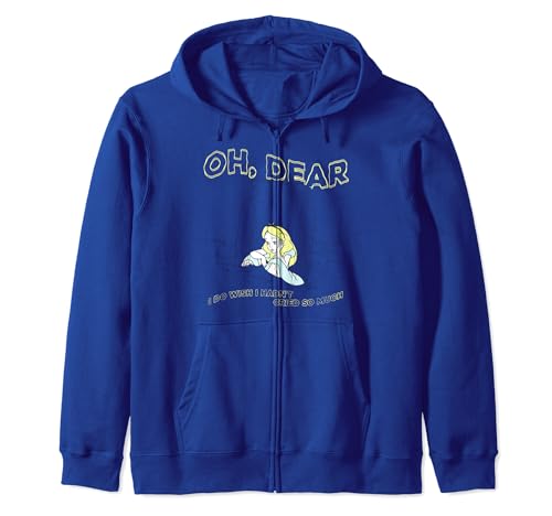 Disney Alice In Wonderland Zip Hoodie idéal pour vos moments de détente à la maison