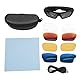 Goshyda Kamerabrille, Full HD 1080P, Mini-Videokamera-Sonnenbrille mit 4 Paar Linsen, 4K-Smart-Sport-Action-Kamera Zum Wandern, Radfahren, Reiten