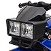 Aosom 6V Kids Motorcycle Toddler Ride-on Toy, High-Traction Battery-Operated Mini Electric Motorbike with Forward/Reverse Switch, Music, Headlights, Horn, Blue