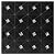 Art3d 10-Sheet Peel and Stick Backsplash Metal Mosaic Tiles for Kitchen Wall Decor, Stick on Aluminum Composite Tiles Stikers, Black Windmill Puzzle Glass Mixed
