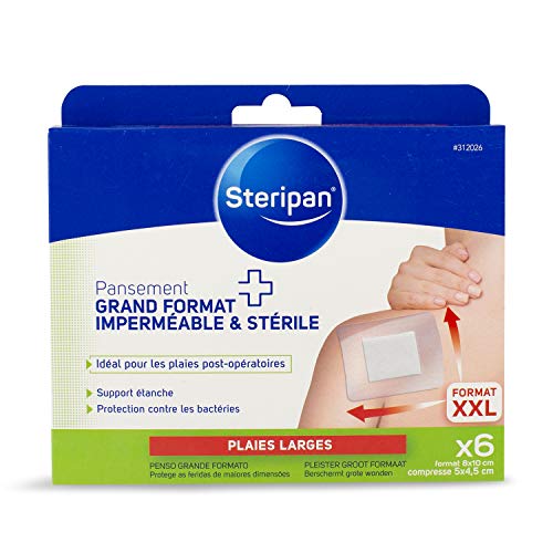 Pansement grand format imperméable Steripan douche stérile