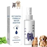 Pet Dental Water Additive,Natural Odorless & Flavorless Formula to Fight Tartar,Teeth Cleaning,Pet Tartar Remover,Breath Freshener for Fresh Breath and Healthy Gums,Easy Daily Use for All Pets