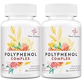 Sihat Sejahtera 67,500 MG Polyphenols Supplement - Powerful Antioxidants & Polyphenol for Age Defense, Polyphenol Superfood, Quercetin, Resveratrol, Plant-Based & Energy, Immune Support, 180 Capsules