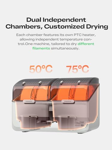 Image of Creality Space Pi X4L Filament Dryer Bundle with Creality Hyper PLA Filament 1.75mm, RFID
