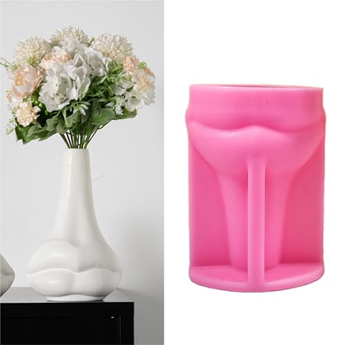 Moules vase à bouche en silicone pour décorations de maison - 3