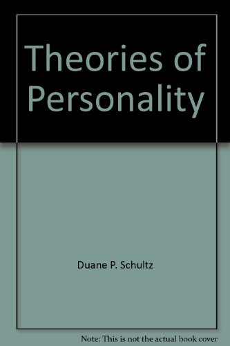 Theories of personality 0818504390 Book Cover