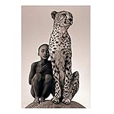 bild gepard schwarz weiß ★Wooden Frame: Premium Vlies-Leinwand, leinwand bilder nicht gewebt wasserfest Hochwertiger Kunstdruck mit lichtechten und lebendigen Farben, brilliant, glamourös und lebhaft dynamisch. Suchen Sie sich ein Kunstwerk aus, das Ihre Freunde und Familie für Jahre bewundern werden.