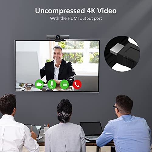 Nexigo Iris, 4K Ai Webcam With 1/1.8" Sony_Sensor, Onboard Flash Memory, Hdr, Pip, Dslr-Style Control, Auto Framing/Tracking With Flexible Fov, Noise-Canceling Mics, For Zoom/Teams/Obs And More #TOP5
