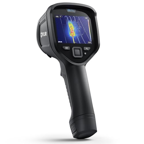 FLIR E8 Pro - Kommerzielle Wärmebildkamera mit WiFi, Hochauflösende Infrarotkamera mit FLIR Ignite Cloud