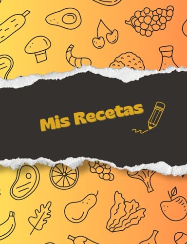 Mi cuaderno de recetas para escribir tus recetas de forma sencilla. Apunta hasta 125 recetas en este practico cuaderno para escribir, con plantillas y ... practico recetario con plantillas diseñadas