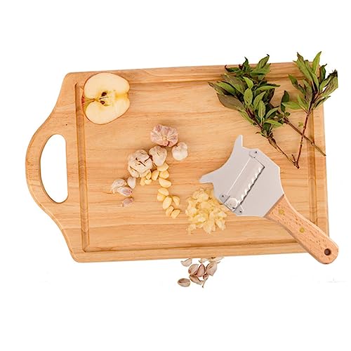 Cabilock Truffle Shaver Slicer Kitchen Gadget for Cheese Garlic Plane Cutter with Beech Handle Essential Home Cooking Tool