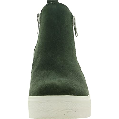 Steve Madden Steve Madden Women's Wedgie, Olive Suede, 7.5