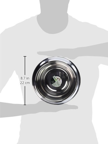 Iconic Pet 4 Cup Anti Ant Stainless Steel Non Skid Pet Bowl For Dog Or Cat (2 Pack), 32 Oz #TOP4