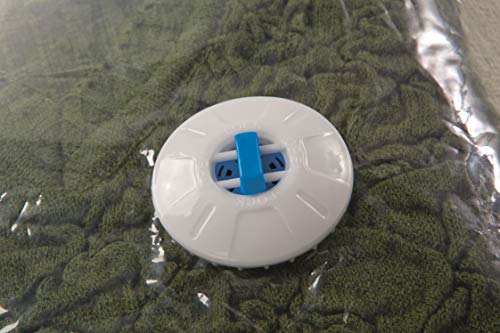 Conjunto de Saco a Vácuo para Armazenamento, Vac Bag, Contém 4 Sacos Médios (45 cmx65 cm) + Bomba Pl