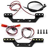 Front Rear LED Lights Kit for RC 1/10 ARRMA Big Rock 3S Upgrade Parts
