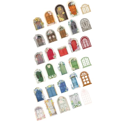 JECOMPRIS Papeles Decorativos para Scrapbooking 6 Unidades Estilo Retro Motivos , Perfectos para Manualidades DIY y Álbumes de Fotos Estilo Aleatorio
