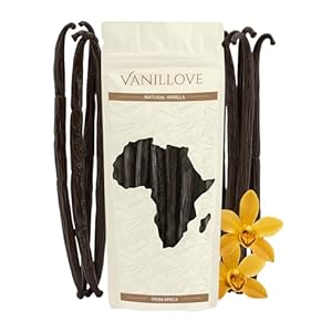 Vanillove Premium Bourbon Vanilleschoten XXL 15 Stück (16-18cm) – Ideal für Vanille Extrakt, Vanille Sirup & Vanillezucker – Gourmet Qualität A, Aromatische Vanilleschote für Backen & Desserts