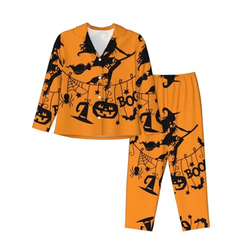 Pyjama sorcière volante Halloween pour des nuits cocooning et festives en taille XXL