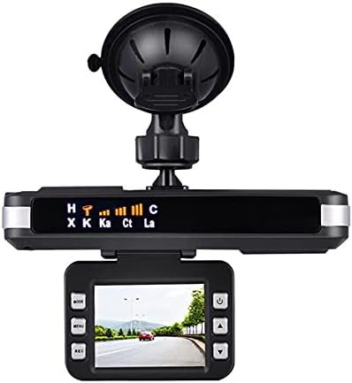 Radar Detector 2 in 1 360 Degree Auto Radar Detectors Camera HD Dash Cam G-Sensor Safety Anti Police Speed Control Vehicle Radar Detection Speed Monitoring (Color Name : No Card)