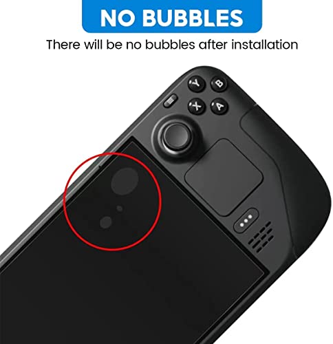 Txtcu Steam Deck Screen Protector 7 Inch, [3 Pack] 9H Hardness Tempered Glass Film Easy Installation/Anti-Scratch/HD Clear Compatible with Steam Deck New Version - Image 3