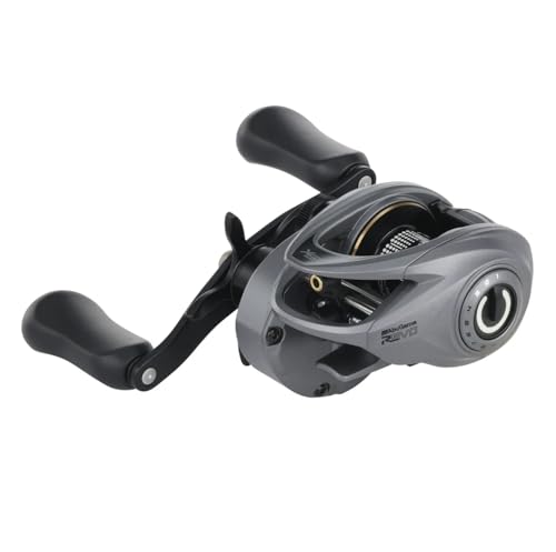Abu Garcia Revo SX VoltiQ Low Profile Baitcasting Reel, Size LP, Electronic VoltiQ Casting System, Carbon Fiber Drag, for Right Handed Anglers