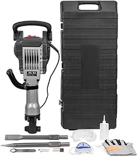 XtremepowerUS 3600W Heavy Duty Electric Demolition Jack Hammer Concrete Breaker (2) Chisel