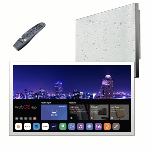 Image of elecsung 24inch Smart Mirror Bathroom TV webOS 1080P Waterproof with Integrated HDTV(ATSC) Tuner, Built-in Speakers, Wi-Fi and Bluetooth,HYM24A-0BLSWEB64 Model 2025