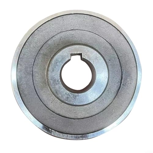 EXTRWORY Poulie à courroie de construction à rainure unique en aluminium de type A pour compresseur d'air, poulie de moteur 97 x 24 mm, 97 x 19 mm, outil d'atelier (97 x 19)