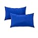 Greendale Home Fashions Rectangle Indoor/Outdoor Accent Pillows, Marine Blue, Set of 2