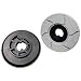 NSI Solutions 3 Inch Resin 60 Grit Turbo Abrasive Pad - Compatible with Angle Grinder
