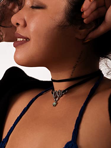 Sacina Gothic Snake Choker Necklace, Gothic Necklace, Goth Choker, Costume Goth Jewelry, Christmas Jewelry Gift for Women3