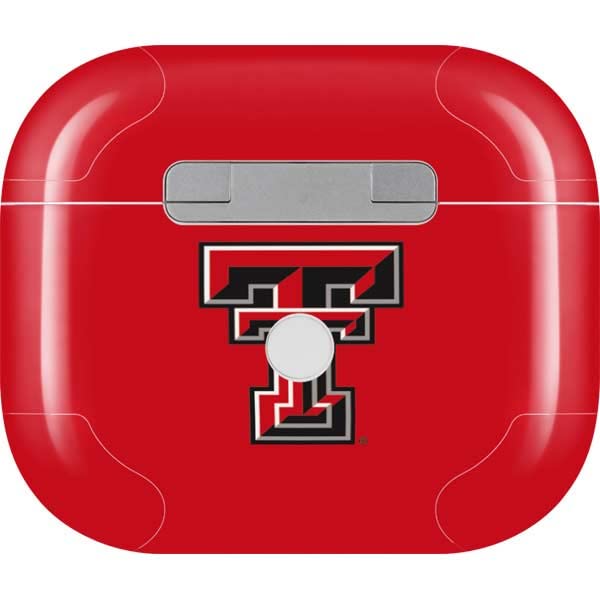 Skinit Decal Audio Skin Compatible with Apple AirPods (3rd Gen, 2021) - Officially Licensed Texas Tech Red Raiders Design