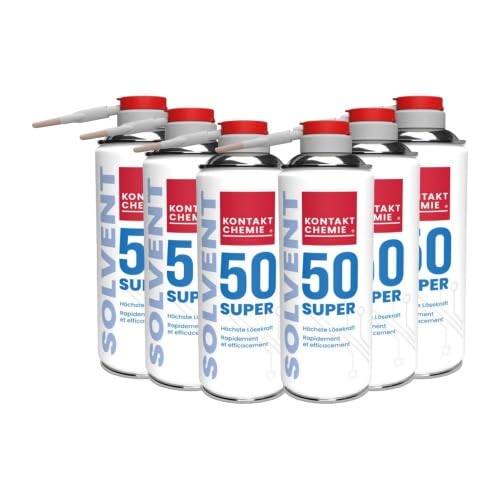 6 Stück Kontakt Chemie Etikettenlöser, NSF K3 | LABEL OFF 50 SUPER | je 200ml