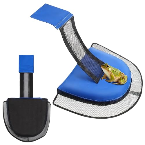 dellyy Ausstiegshilfe Pool für Tiere, Pool Ausstiegshilfe Tiere, Schwimmende Rampe Rettungen, Tierrampe Kleintier Swimming Fluchtrampe(1 Stück)