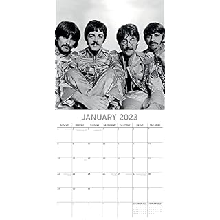 The Beatles Calendrier 16 mois 2023 Original The Gifted Stationery Co. Ltd [Multilingue] [Calendrier] (calendrier mural) – Image 2