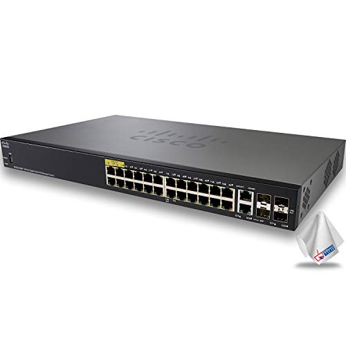Cisco SG350-28MP 350 Series 28-Port PoE+ Managed Gigabit Ethernet Switch SG350-28MP-K9