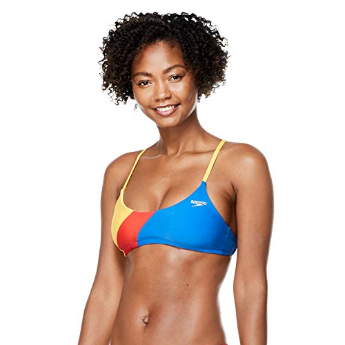 Image of Speedo Womens Swimsuit Top Bikini Endurance Tie Back Demi